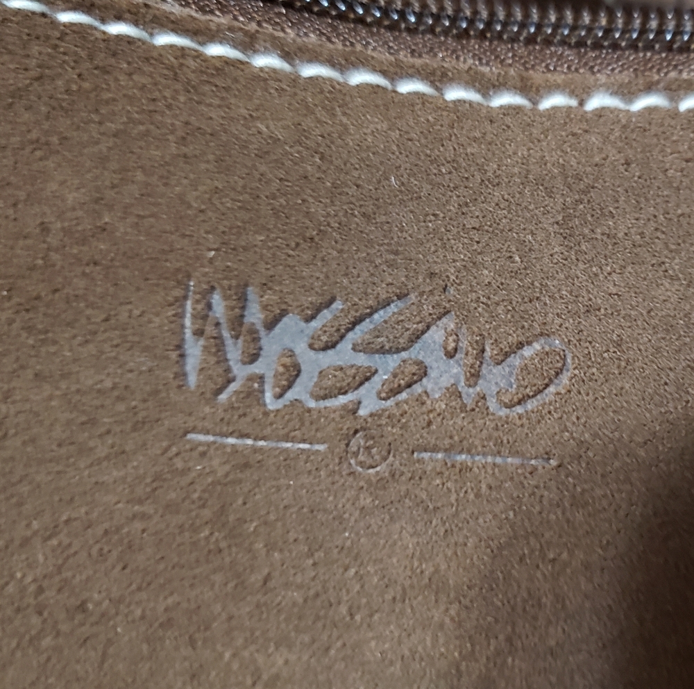 Mossimo Brown Leather/Suede Women's Handbag - Picture 3 of 11